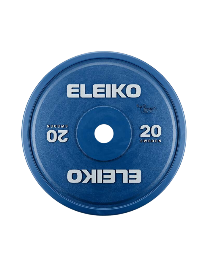 Eleiko IPF Powerlifting Competition Single Plate - 20 kg - Premium from shopiqat - Just $70! Shop now at shopiqat